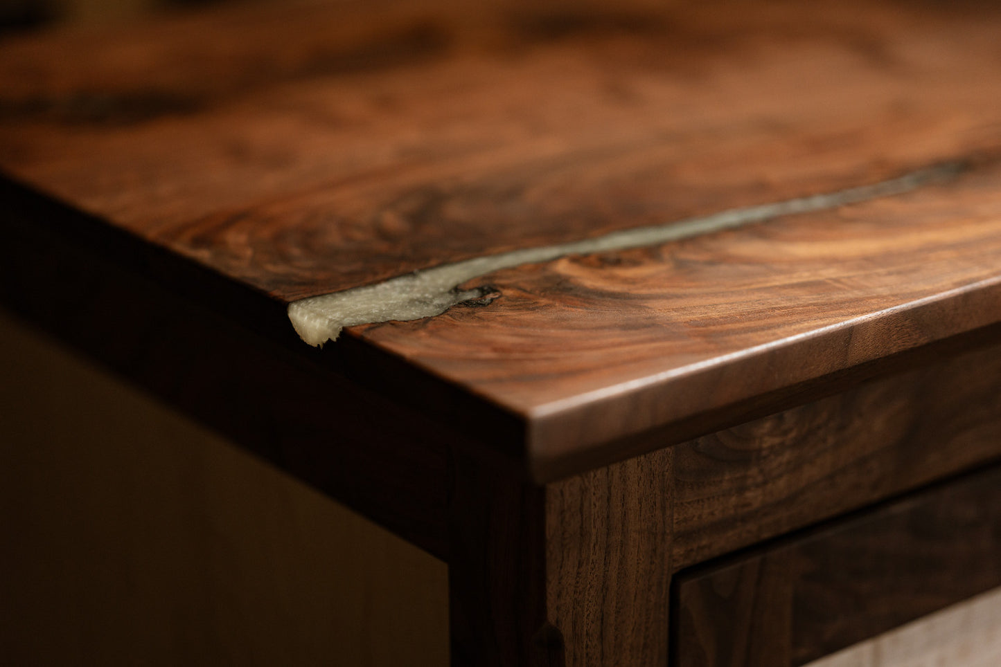 Custom Black Walnut Dresser