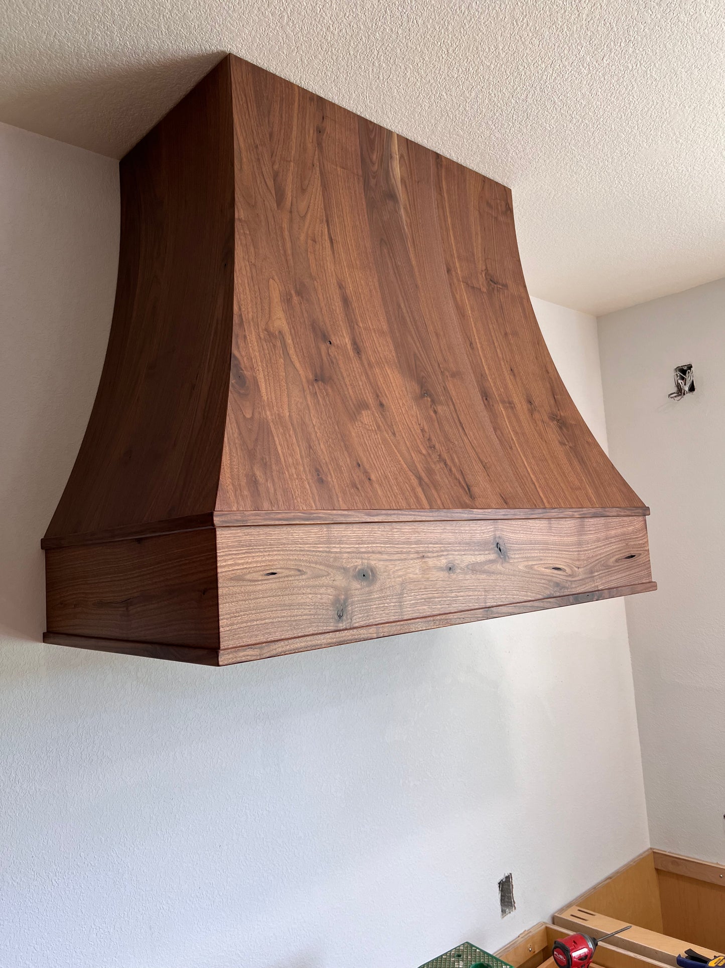 Walnut Oven Hood