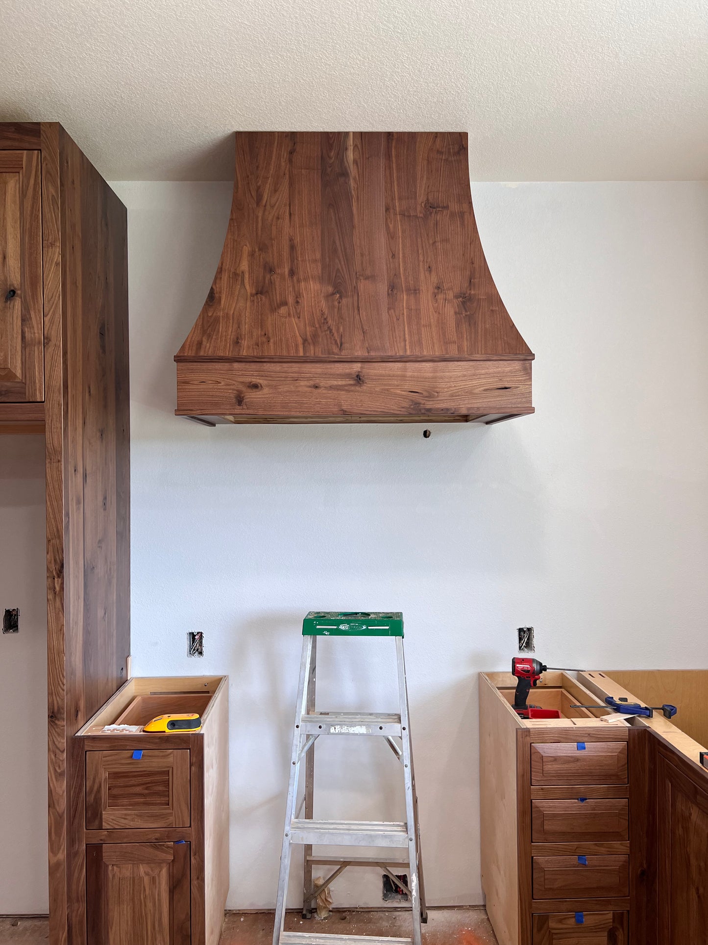 Walnut Oven Hood