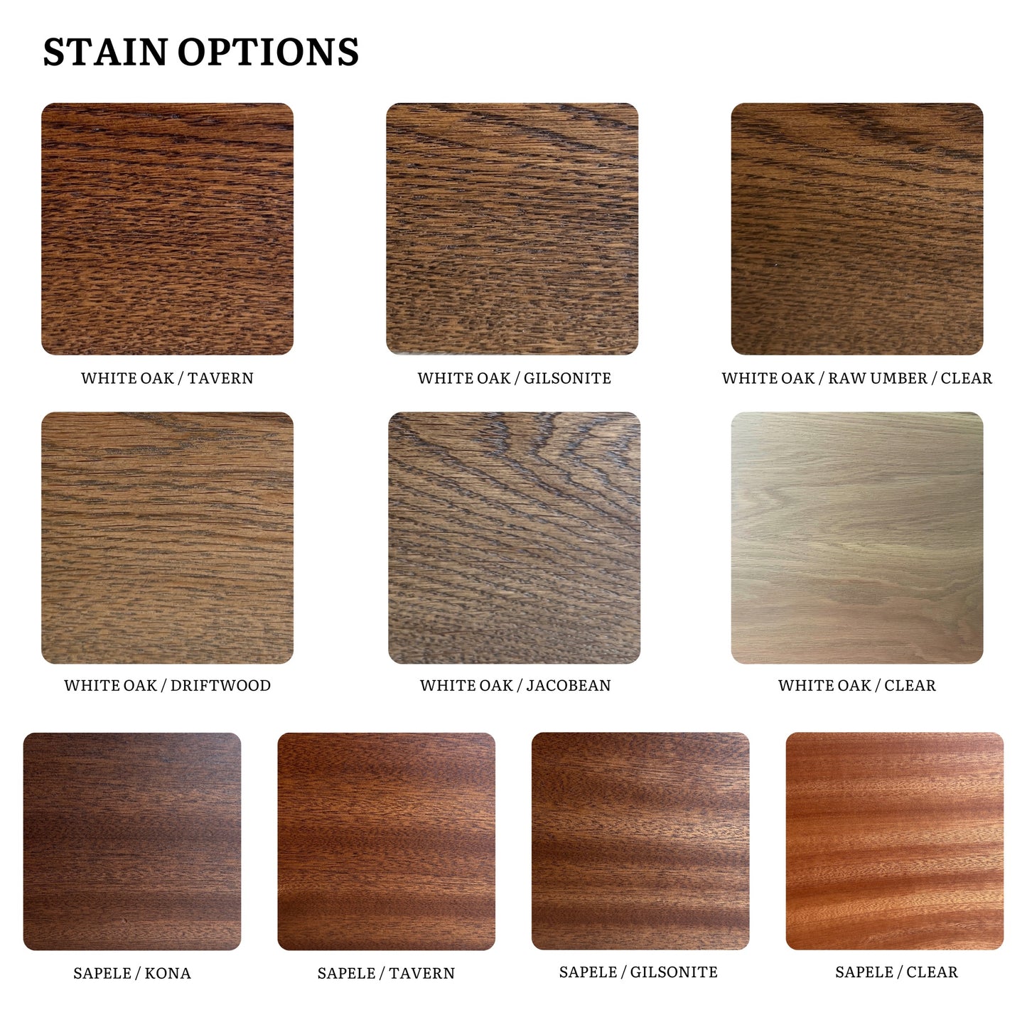 48" Offset Single Sink Vanity (Shown in White Oak / Clear)