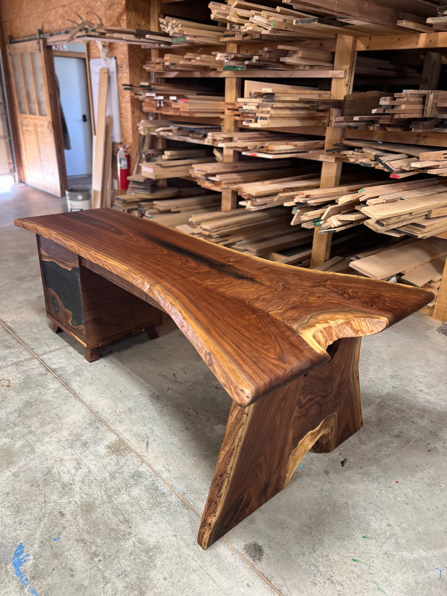 Custom Walnut Desk