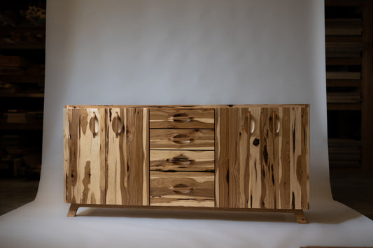 72" Double Sink Vanity (Shown in Rustic Hickory)
