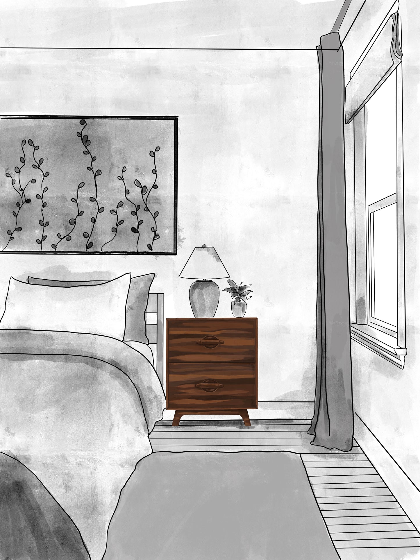 18" Nightstand