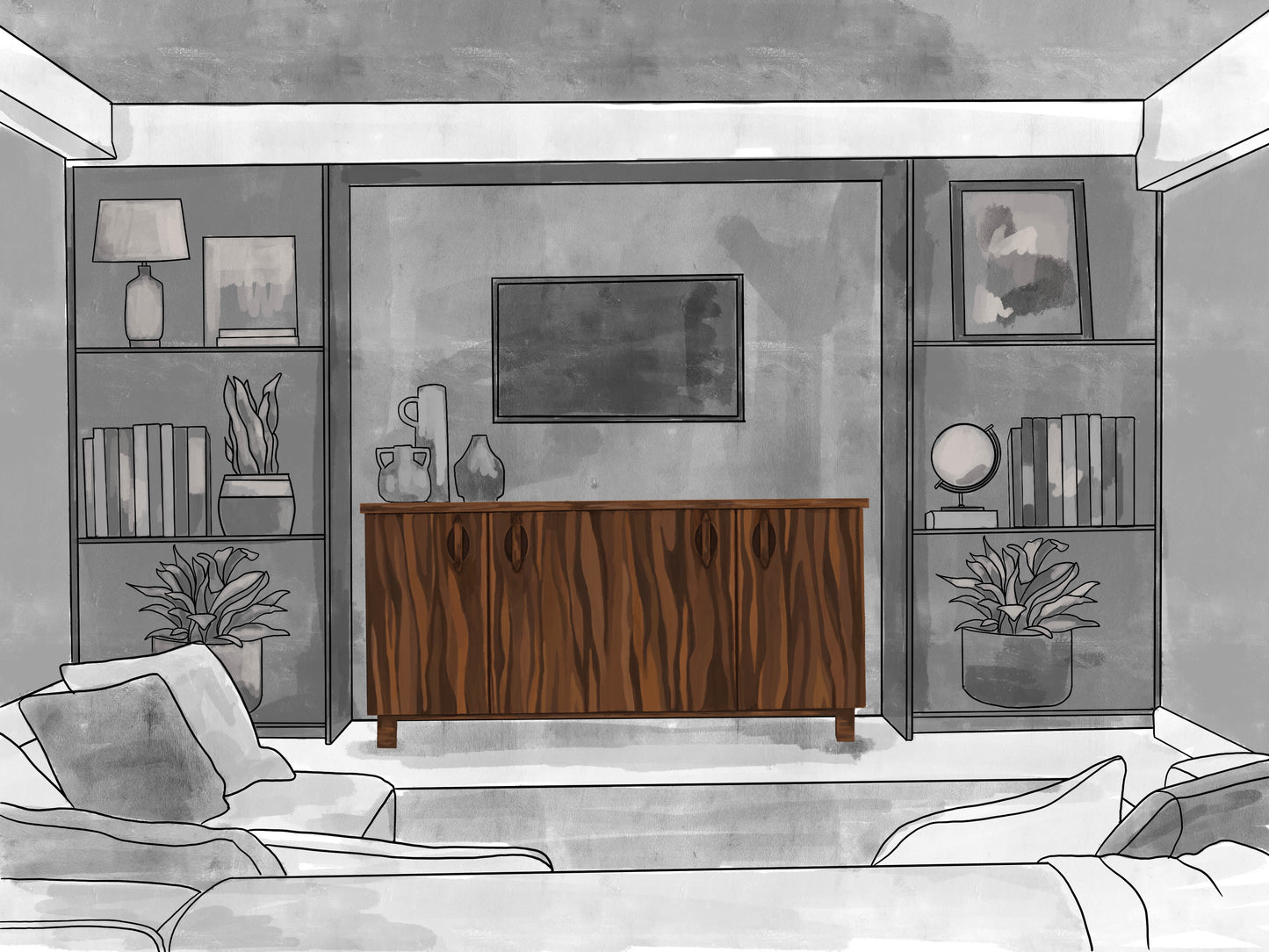 72" Sideboard