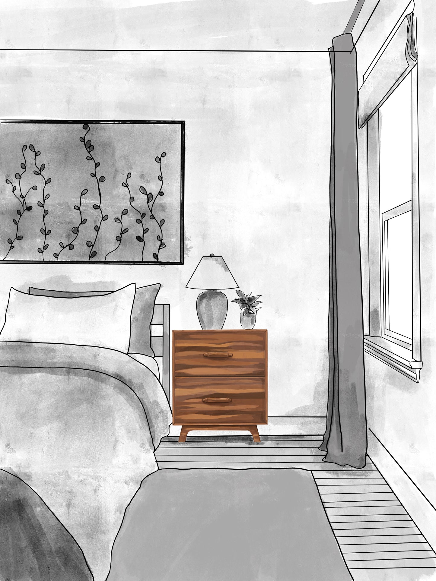 18" Nightstand