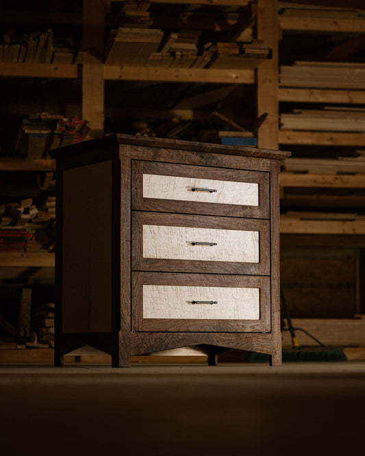 Custom Black Walnut Dresser